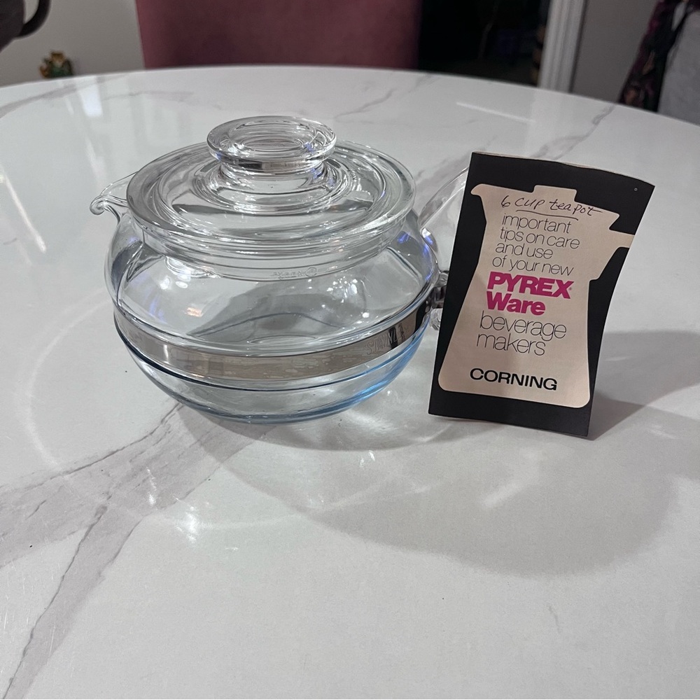Vintage Corning PyrexWare Glass Coffee Carafe/Teapot